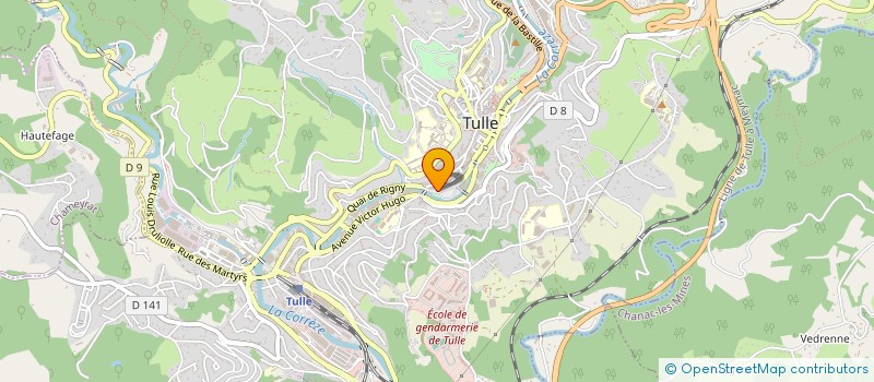 localisation de l'entreprise ASS L ESPOIR DE LA CORREZE à TULLE