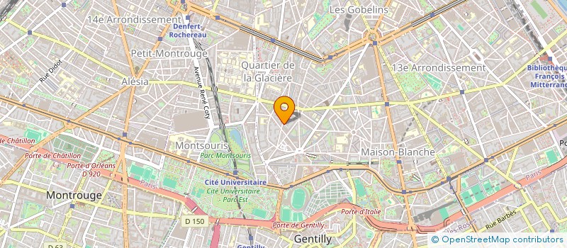 localisation de l'entreprise ASS L'ESSENTIEL SERVICES AUX PERSONNES  PARIS