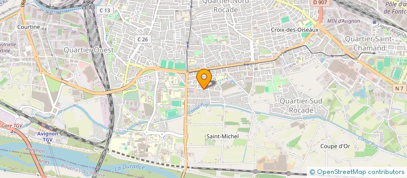 localisation de l'entreprise ASS  L'ESSOR CULTUREL ISLAMIQUE à AVIGNON