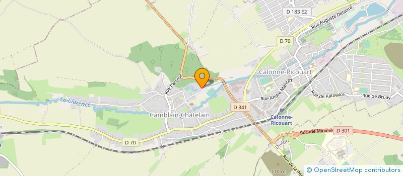 localisation de l'entreprise ASS L'ETRIER DE CALONNE RICOUART  CALONNE-RICOUART