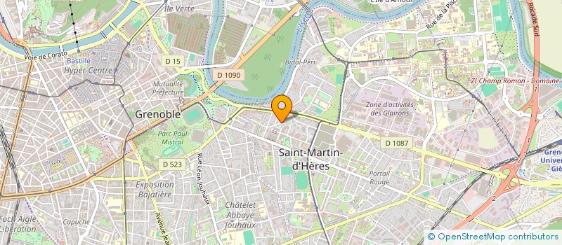 localisation de l'entreprise ASS L'ETUDE DEV DE LA PARTICIP LOCA  SAINT-MARTIN-D'HERES