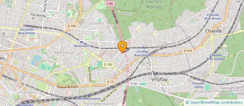 localisation de l'entreprise ASS L'EVENTAIL DES CONTES à VERSAILLES