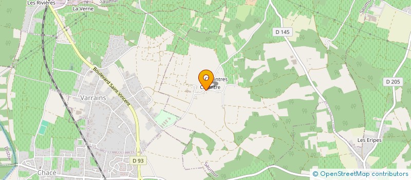 localisation de l'entreprise ASS L OASIS  SAUMUR