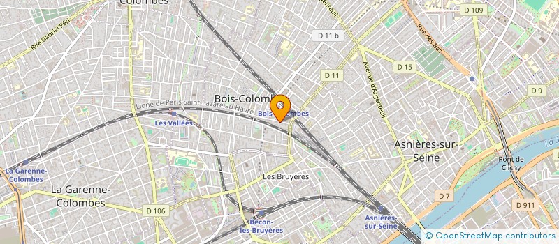 localisation de l'entreprise ASS  L'OEIL POUR VOIR à BOIS-COLOMBES