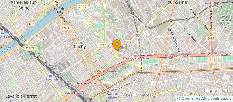 localisation de l'entreprise ASS L'ORDRE DES ROUTIERS à CLICHY