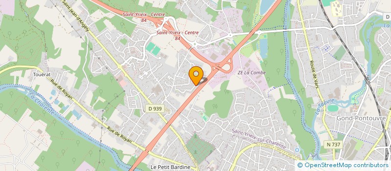 localisation de l'entreprise ASS L'OSCARTEZIEN à SAINT-YRIEIX-SUR-CHARENTE