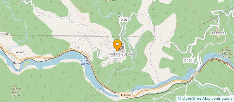 localisation de l'entreprise ASS L'OUSTAL MIGNON  VILLARS-SUR-VAR