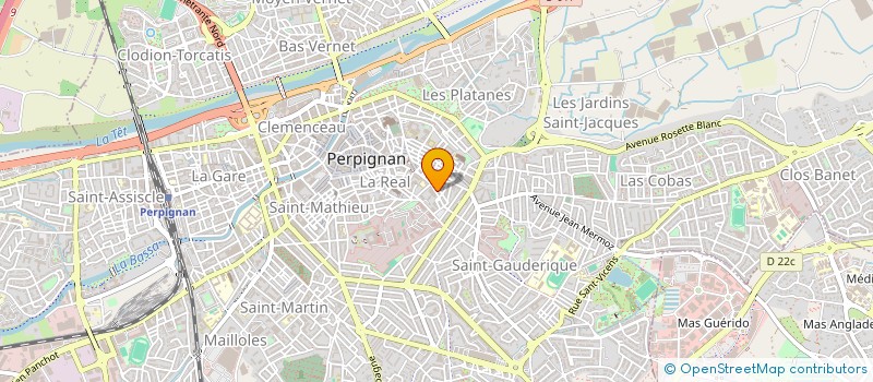localisation de l'entreprise ASS L OUVRE TOIT à PERPIGNAN