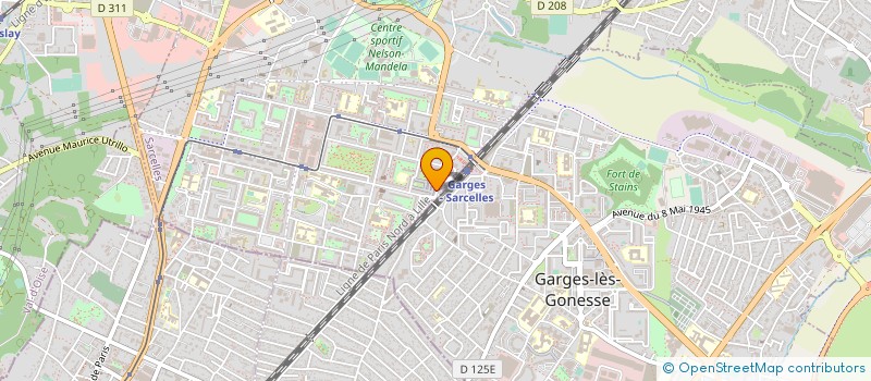 localisation de l'entreprise ASS  L'UNION ET RASSEMBLEMENT DES COMMUN  SARCELLES
