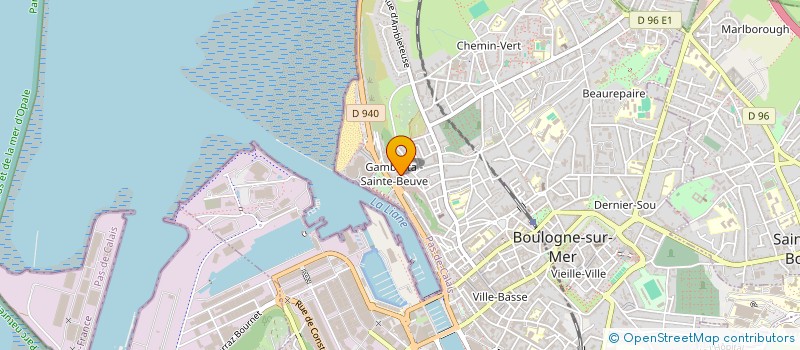 localisation de l'entreprise ASS LA BEURIERE  BOULOGNE-SUR-MER