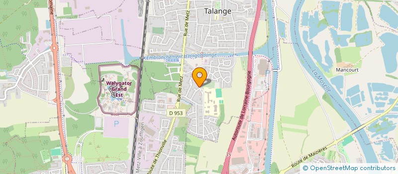 localisation de l'entreprise ASS LA BONNE NOUVELLE ENFANTS  TALANGE