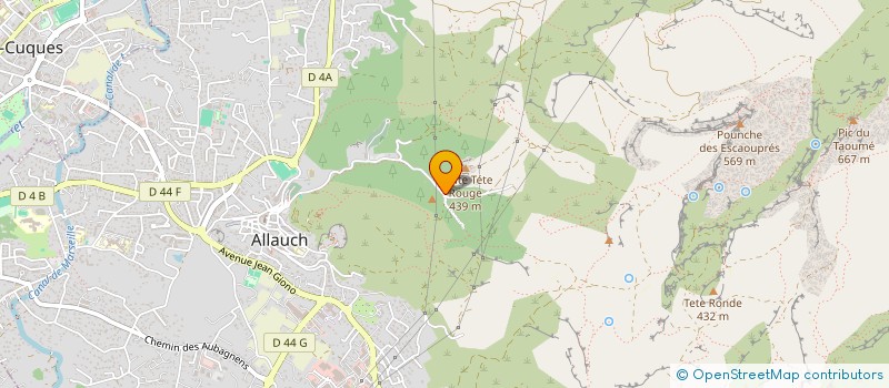 localisation de l'entreprise ASS  LA BOULE DE CRAIE  ALLAUCH