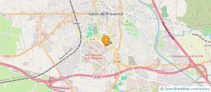 localisation de l'entreprise ASS LA BOULE DE L'ELYSEE à SALON-DE-PROVENCE
