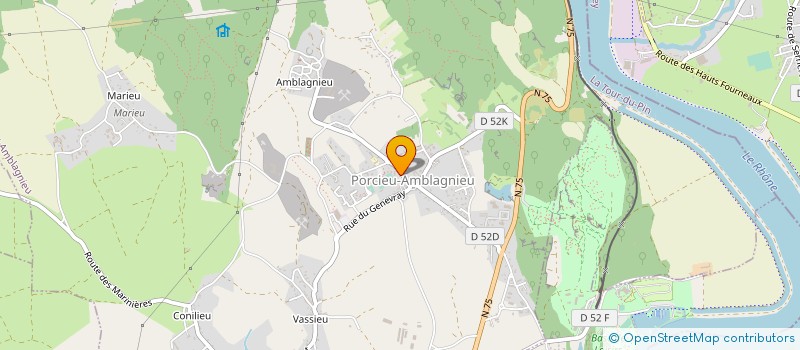 localisation de l'entreprise ASS  LA BOULE JOYEUSE DE PARMILIEU  PARMILIEU