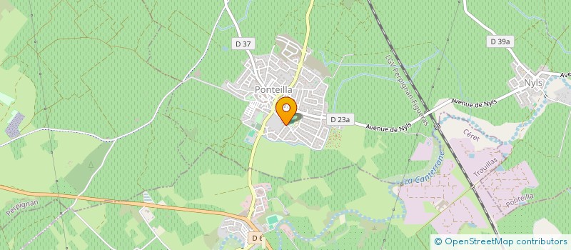 localisation de l'entreprise ASS LA BOUTADE  PONTEILLA