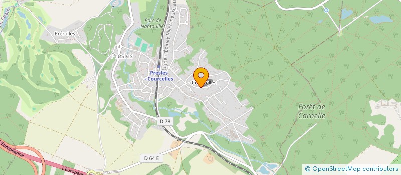 localisation de l'entreprise ASS LA CANTARELLE  PRESLES