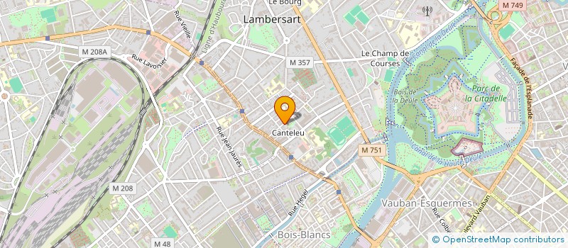 localisation de l'entreprise ASS LA CANTELEUSIENNE à LAMBERSART