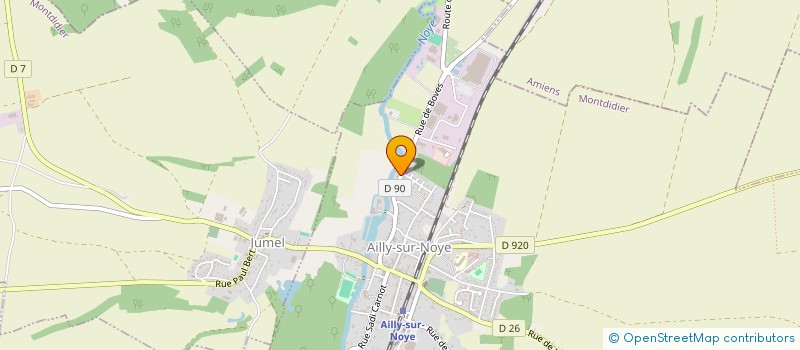 localisation de l'entreprise ASS LA CANTINE DU PETIT HOMME  AILLY-SUR-NOYE