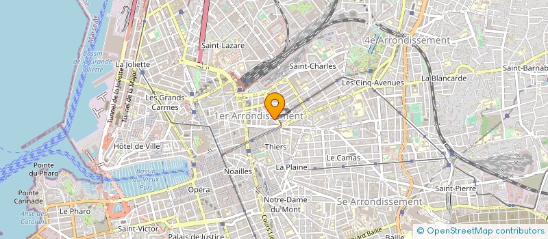 localisation de l'entreprise ASS LA CARAVELLE SCE ST BAZILE à MARSEILLE