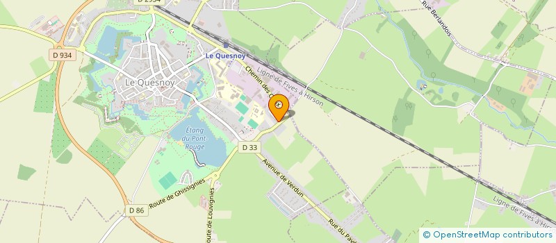 localisation de l'entreprise ASS LA CHANSON EN LUMIERE à LE QUESNOY