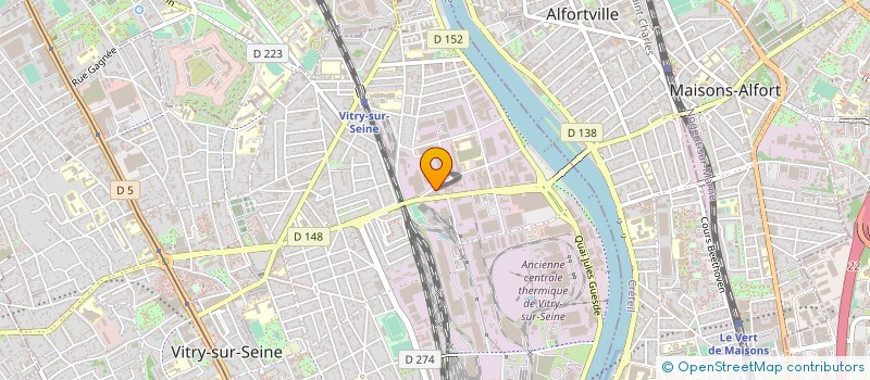 localisation de l'entreprise ASS LA CHARBONNERIE à VITRY-SUR-SEINE