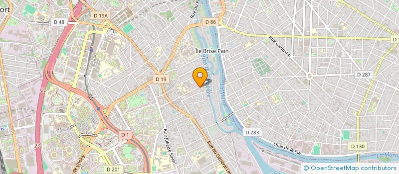 localisation de l'entreprise ASS LA CHORALE A COEUR JOIE MONTAIGUT à CRETEIL