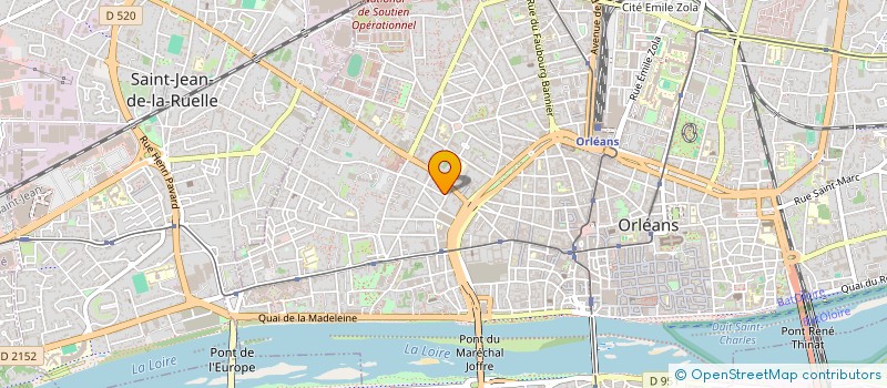localisation de l'entreprise ASS LA CHOUETTE à ORLEANS