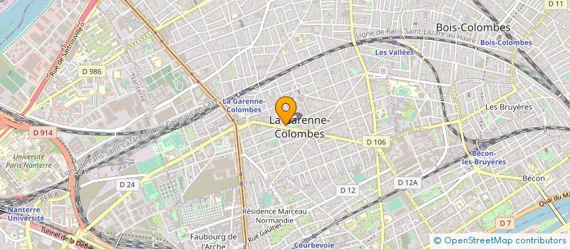 localisation de l'entreprise ASS LA COMPAGNIE DE LA TOURNETTE à LA GARENNE COLOMBES
