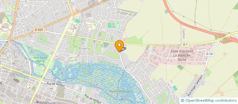 localisation de l'entreprise ASS LA COMPAGNIE EN TRAVAUX  RIVERY