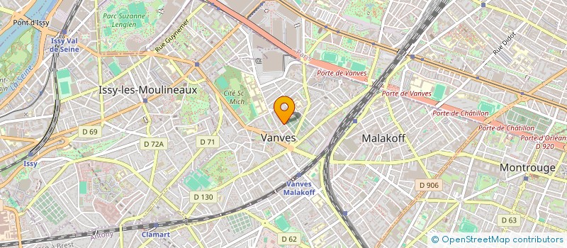 localisation de l'entreprise ASS LA COMPAGNIE L'ECHAUGUETTE à VANVES