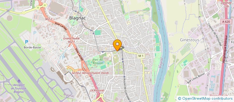 localisation de l'entreprise ASS LA CORDEE TOULOUSAINE à BLAGNAC