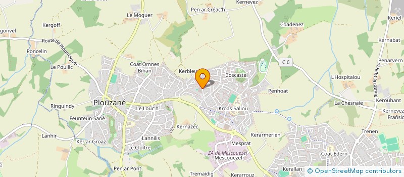 localisation de l'entreprise ASS LA COURTE ECHELLE à PLOUZANE