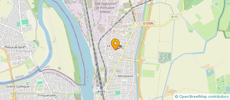 localisation de l'entreprise ASS LA DISCO DE FRED à ARLES