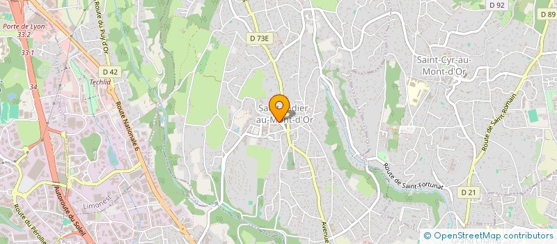 localisation de l'entreprise ASS  LA DORIANE  SAINT-DIDIER-AU-MONT-D'OR