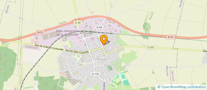 localisation de l'entreprise ASS LA FABRIQUE DES ARTS D'A COTE  BRESLES