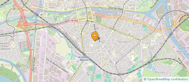 localisation de l'entreprise ASS LA FRATERNELLE à STRASBOURG
