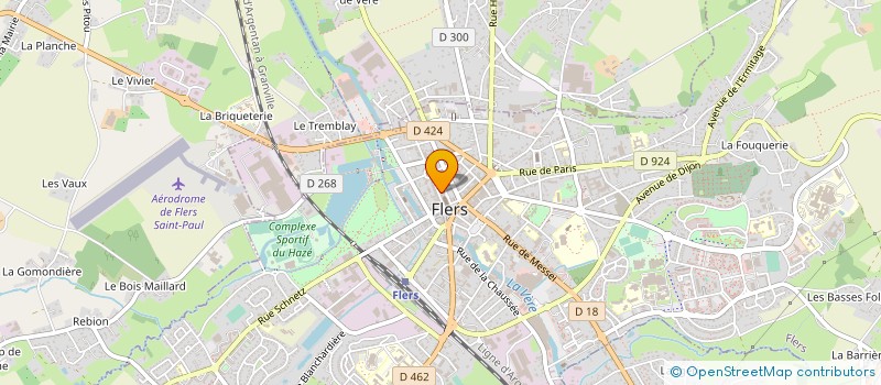localisation de l'entreprise ASS LA FRATERNITE EDUC POPULAIRE à FLERS