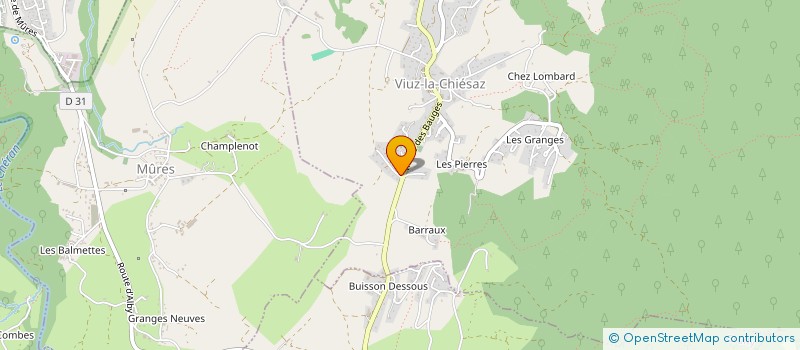 localisation de l'entreprise ASS LA GAITE QUI GUERIT  VIUZ-LA-CHIESAZ