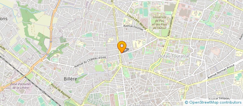 localisation de l'entreprise ASS LA GAULE PALOISE POUR LA PECHE ET LA à PAU