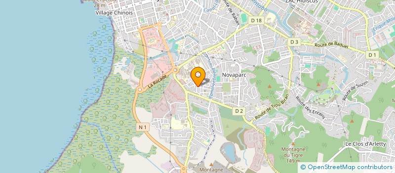 localisation de l'entreprise ASS LA GRACE DE DIEU DE BONHOMME  CAYENNE