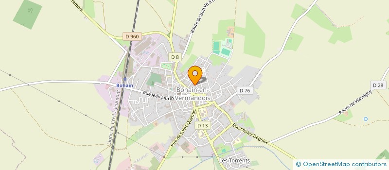 localisation de l'entreprise ASS LA GRENOUILLERE à BOHAIN EN VERMANDOIS