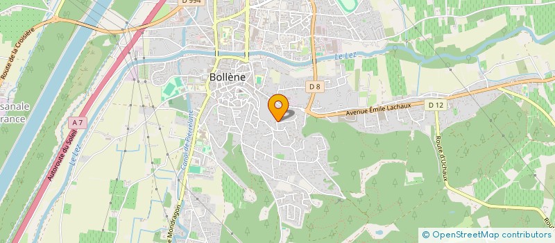 localisation de l'entreprise ASS LA GYMNASTIQUE VOLONTAIRE BOLLENOISE à BOLLENE