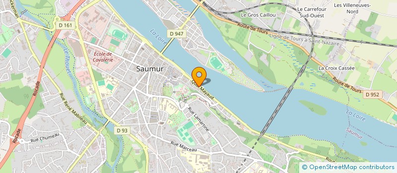 localisation de l'entreprise ASS LA HALTE SAUMUROISE à SAUMUR