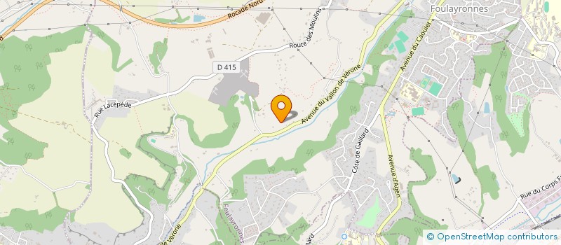 localisation de l'entreprise ASS LA JOIE D'APPRENDRE  FOULAYRONNES