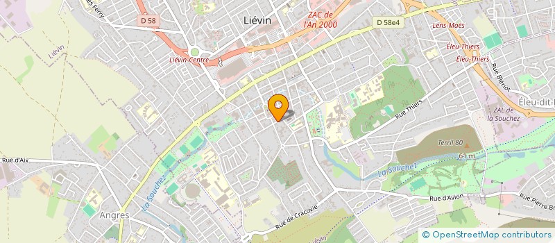 localisation de l'entreprise ASS LA JOIE DE VIVRE à LIEVIN