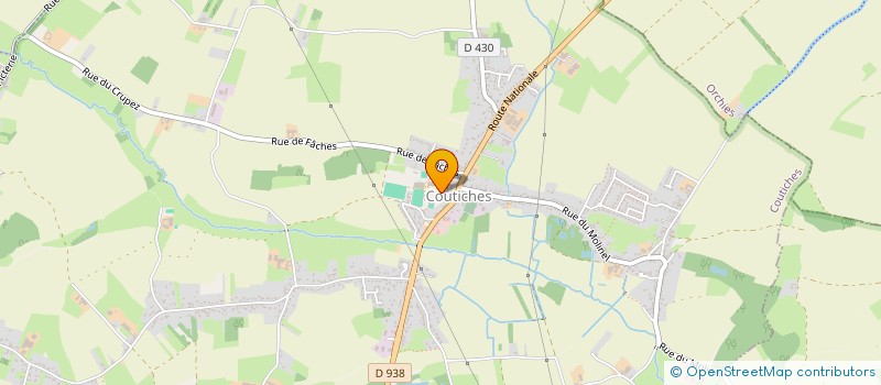 localisation de l'entreprise ASS  LA LYRE COUTICHOISE  COUTICHES