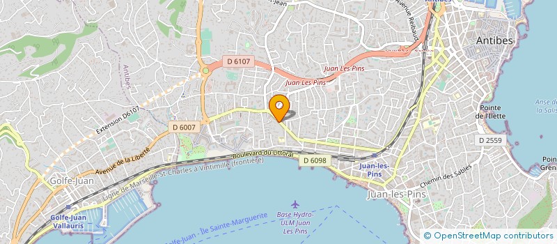 localisation de l'entreprise ASS.LA MAISON DES MAMANS à ANTIBES