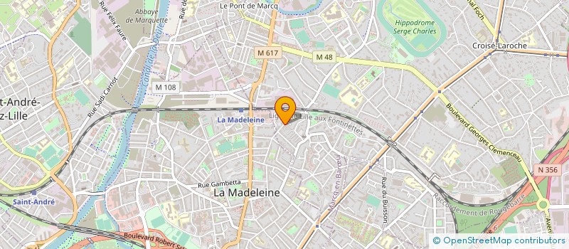localisation de l'entreprise ASS LA MAISON DES PETITS POUCES à MARCQ-EN-BARŒUL
