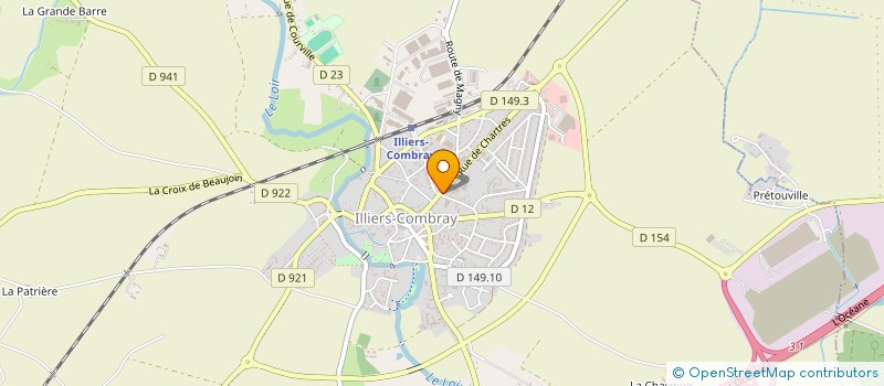localisation de l'entreprise ASS LA MAISON RETROUVEE à ILLIERS-COMBRAY