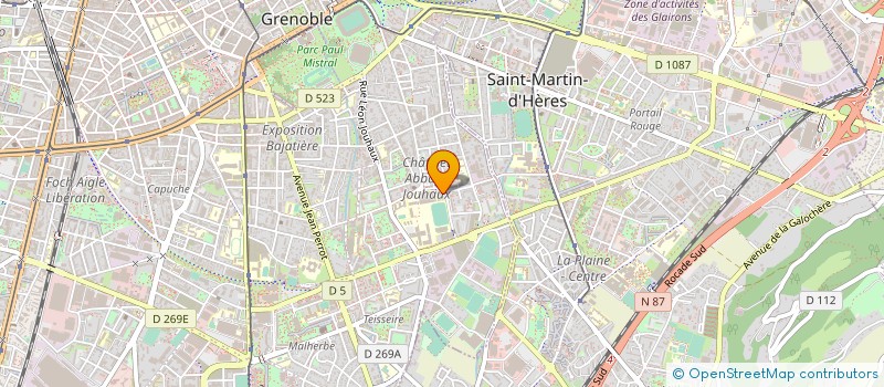 localisation de l'entreprise ASS LA MARELLE à GRENOBLE